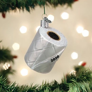 Toilet Paper Ornament by Old World Christmas Toilet Paper Ornament by Old World Christmas